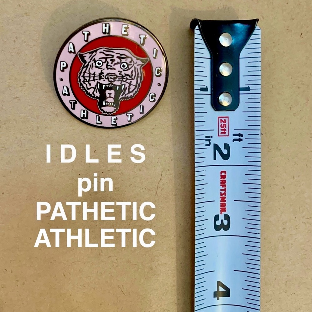 ⭐️NEW PRICE⭐️Official IDLES Pin w/2 button back fasteners NWOT